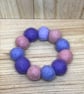 Felt Ball Bracelet. (452) - Image 1