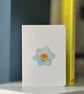 Daffodil Daffodils flower birthday blank Card (QM218) - Image 1