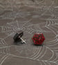 D20 Dice Resin Stud Earrings - Image 3