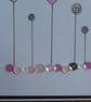 Thank You Card - Pink & White Sequins - Image 3