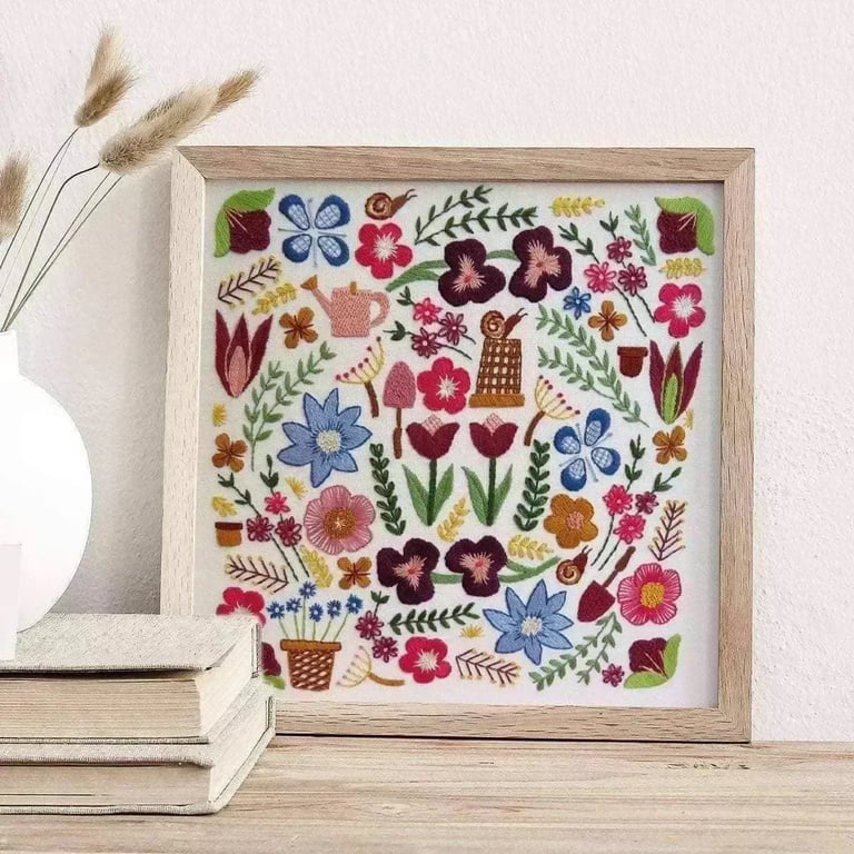 Garden Glory Hand Embroidery PDF Pattern