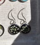 Pressed Cow Parsley Flower Resin Earrings, 304 Stainless Steel, Made in Scotland - Image 5