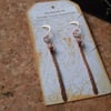 Copper Drop Earrings