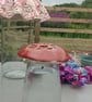 Ceramic Mushroom Flower Frog - Image 1
