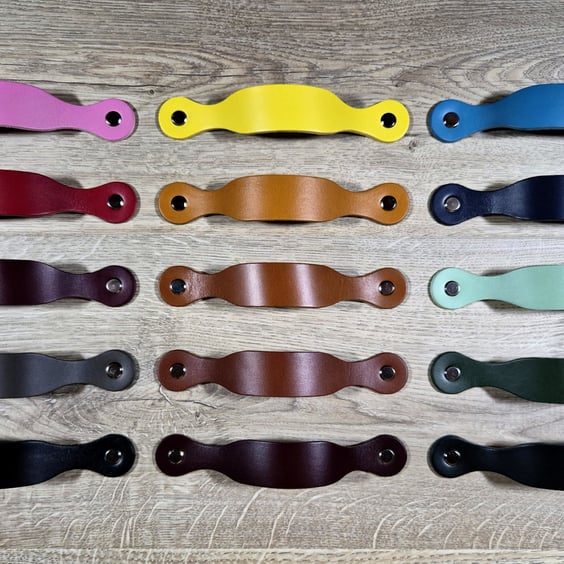 Handcrafted Leather Handle (4 sizes to choose from)