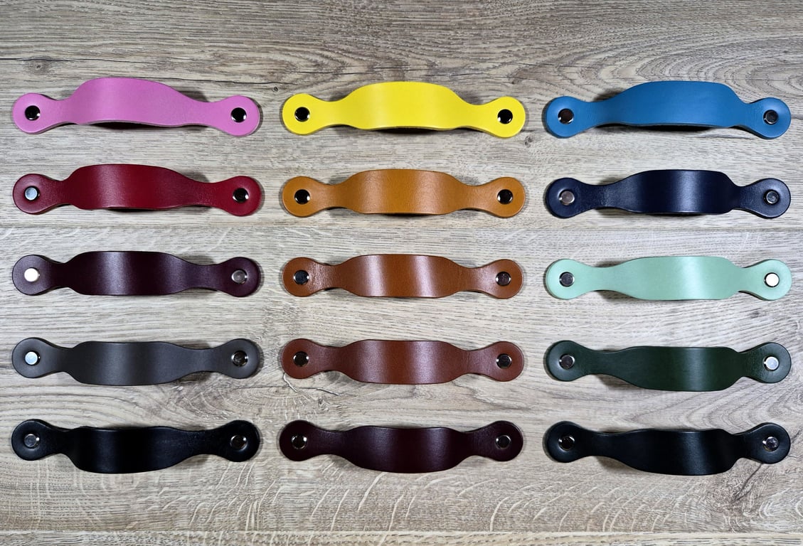 Handcrafted Leather Handle (4 sizes to choose from)