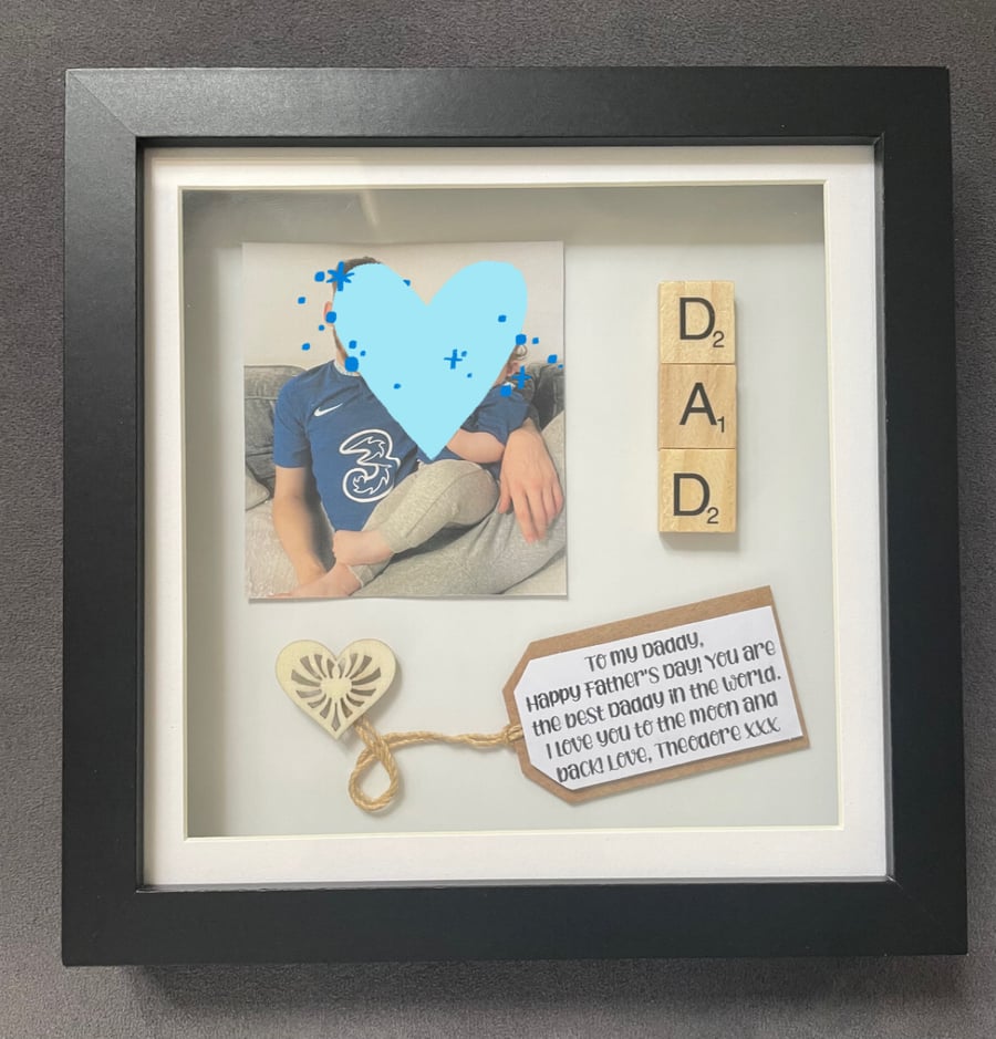 Personalised Fathers Day Photo Frame.
