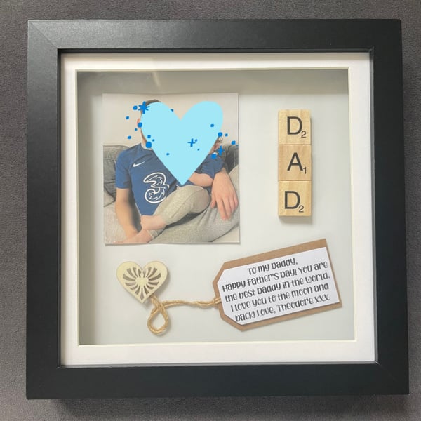 Personalised Fathers Day Photo Frame.