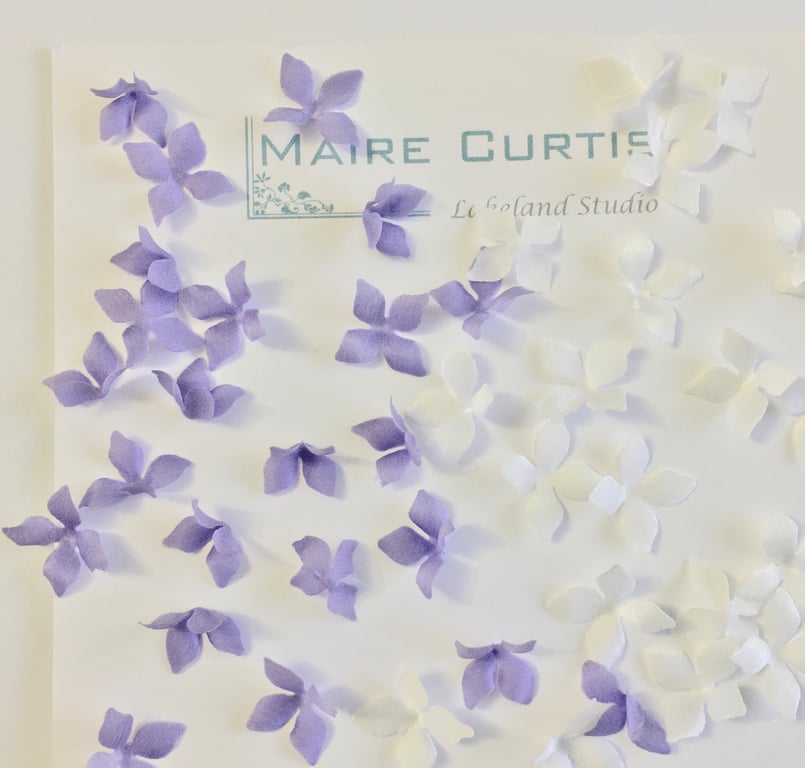 Hand Crafted Silk Lilac Flowers