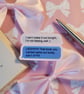 Funny text message exchange - Book Sticker - Image 1