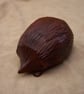 carved wooden tactile hedgehog - Image 1