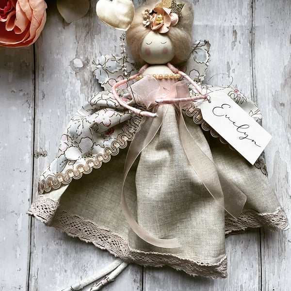 Beautiful Vintage Fairy Keepsake Doll 