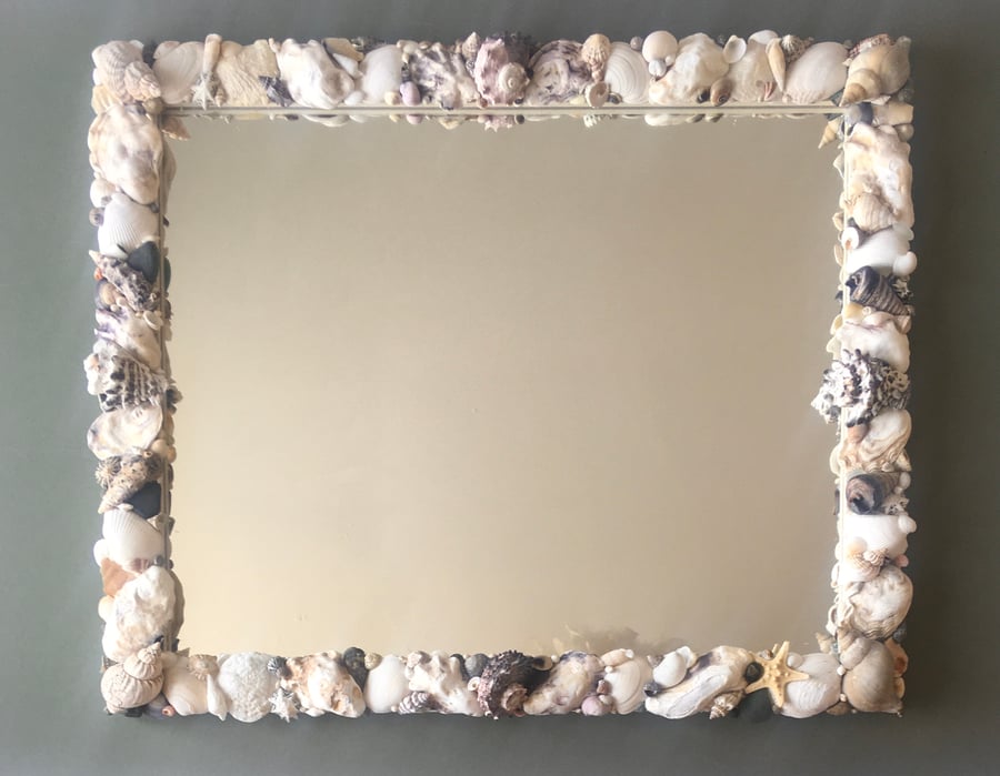 Coki Beach Shell Mirror SOLD