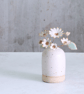 White and Gold Ceramic Flower Bouquet Small  - Image 2