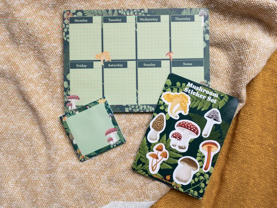 Mushroom Planner Gift Bundle