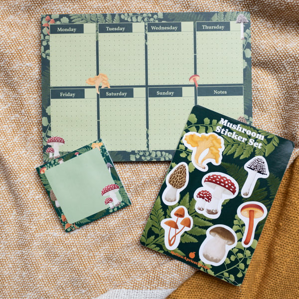 Mushroom Planner Gift Bundle