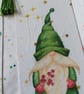 Set of 3 Handmade Gnome Christmas Bookmarks - Image 2