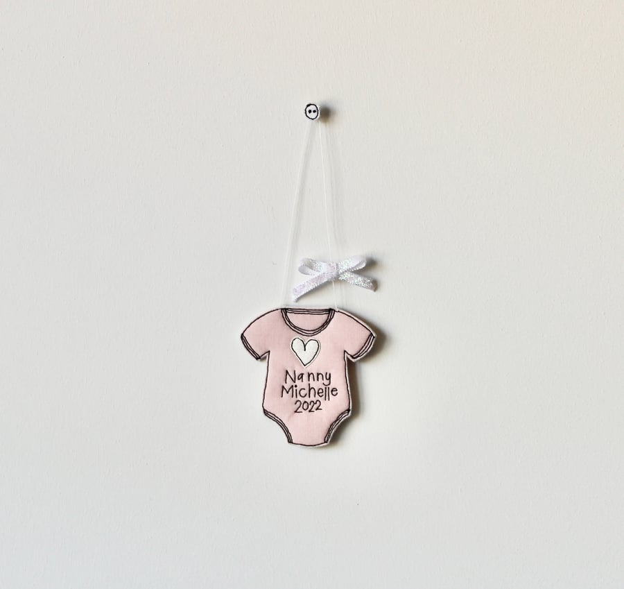 Special Order for Sophie - 'Nanny Michelle 2022' - Hanging Decoration