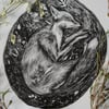 Dreaming In The Earth, A4 Fine Art Print