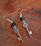 Steampunk key earrings - Image 7