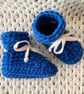 Tootsie Booties 100% Wool Cobalt Blue - Image 2