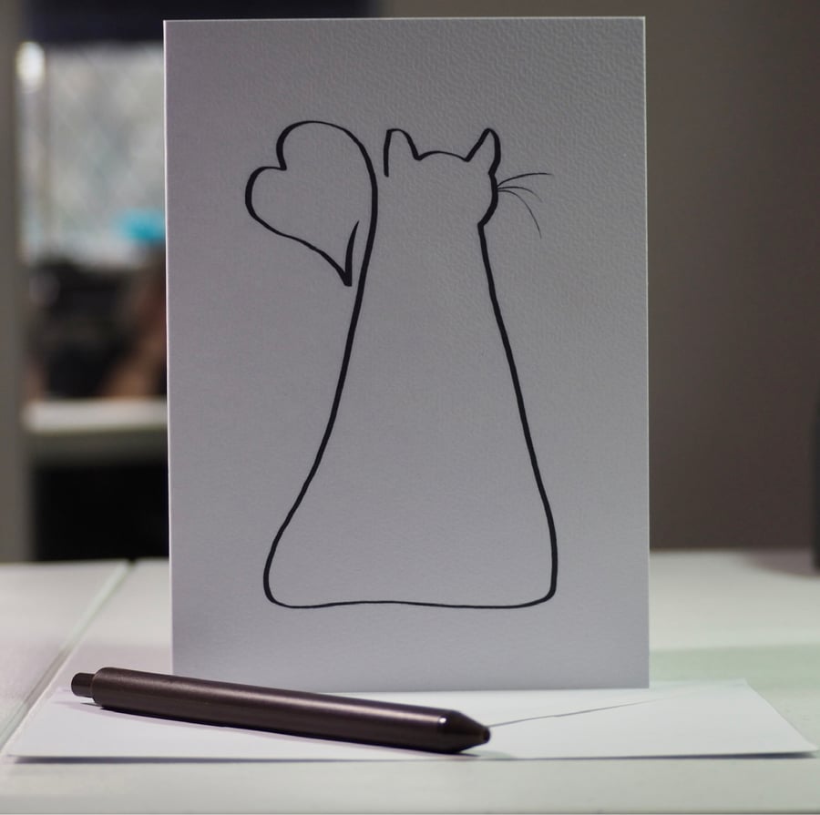 Feline the Love, Blank Card