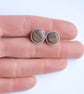 Corvette fordite stud earrings - Image 2