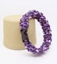 Paracord Bracelet - Mauve, Lilac And Grey - Image 1