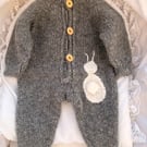 Knitting romper 