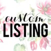 Custom listing for Liz C
