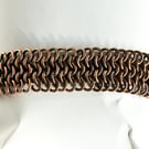 Copper Chainmaille Bracelet European 4 in 1 style Copper Rings Hand Made