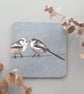 Long-tailed tit coaster - Image 8