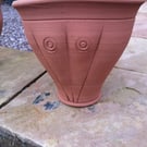 Handmade Terracotta wall pots.