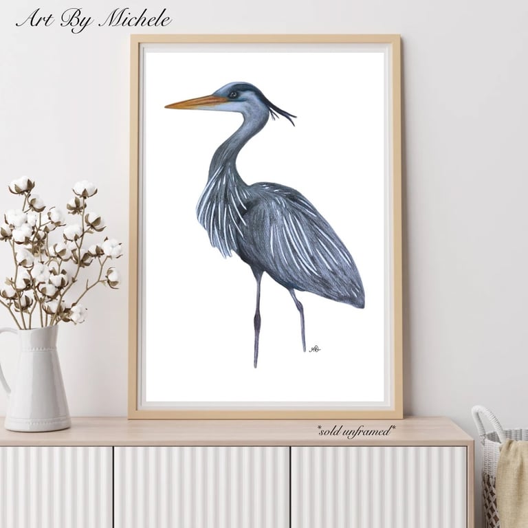 Great Blue Heron - Limited Prints - 11x14”