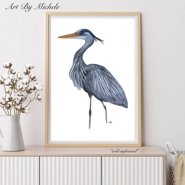 Great Blue Heron - Limited Prints - 11x14”