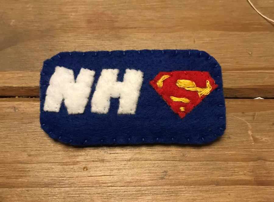 NHS Superhero Badge