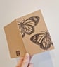 Butterfly Lino Printed Pocket Notebook - Image 6