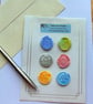 Set Of Six Pastel Wax Seals