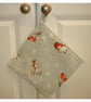 Christmas Pot Holder Potholder Kitchen Grab Mat Pad Xmas Robin Tableware - Image 4