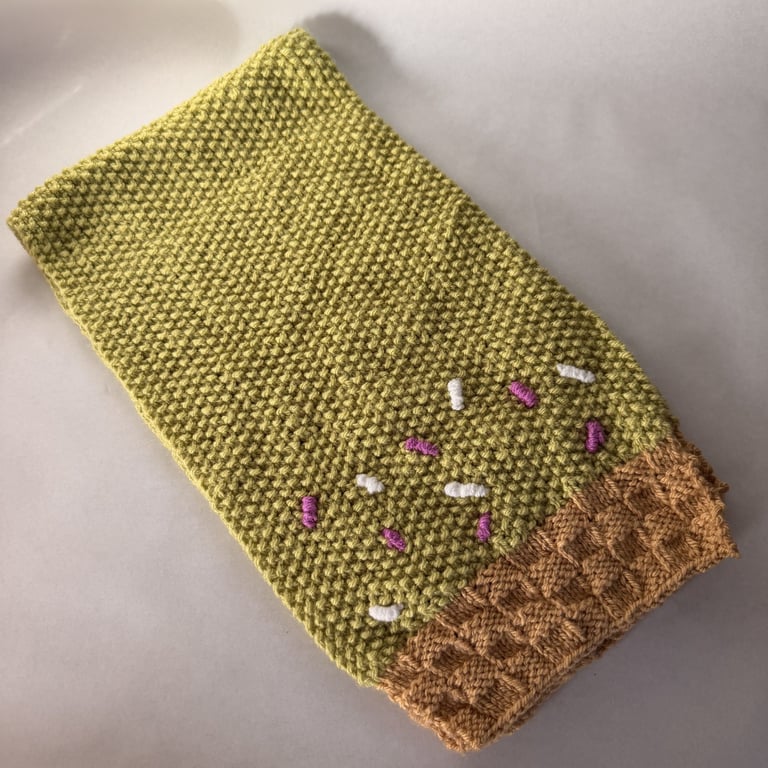 Children's Hand Knitted Cupcake Scarf