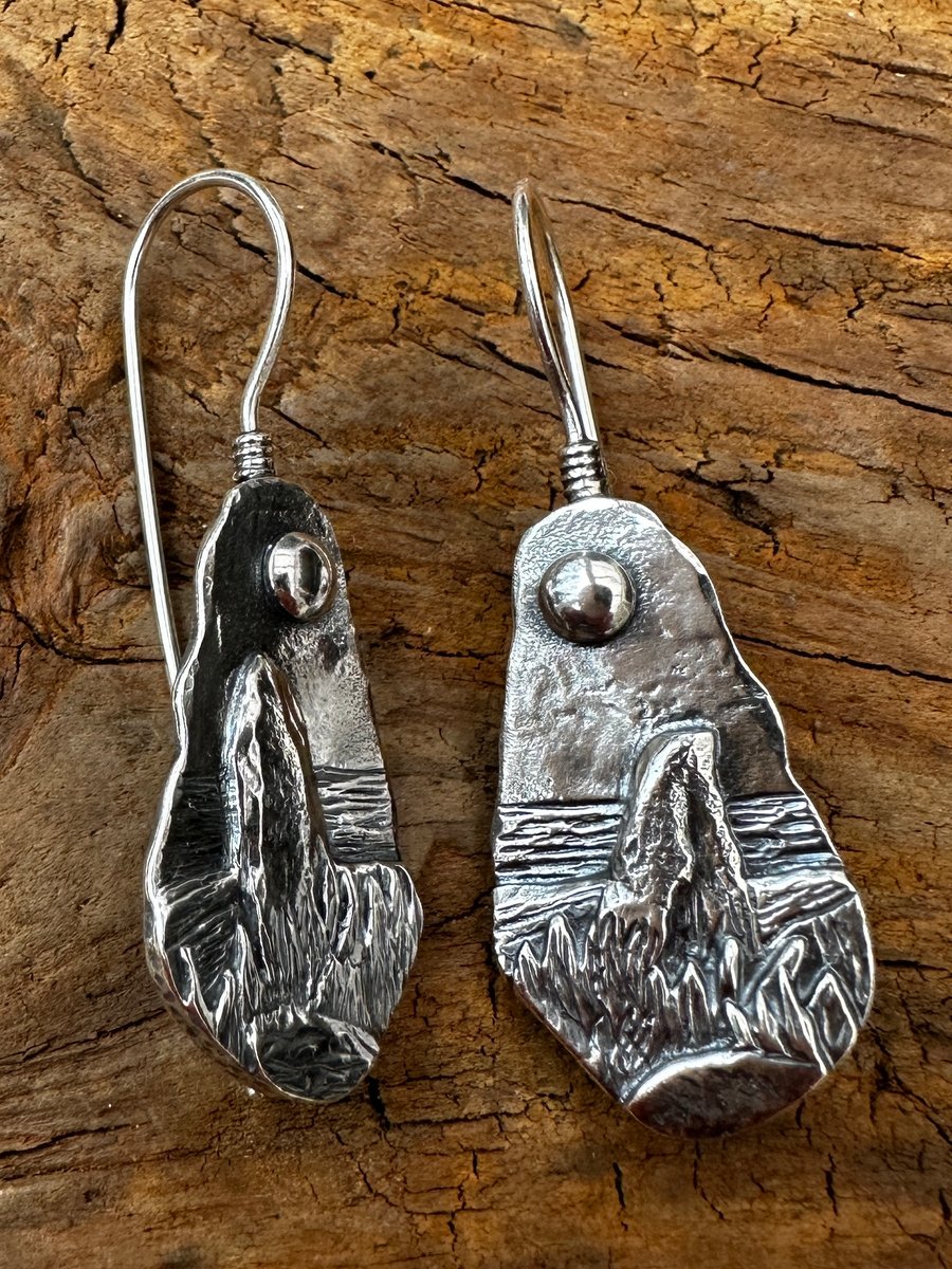 Standing Stone Earrings RESERVED FOR SARAH - SOLD THANK YOU