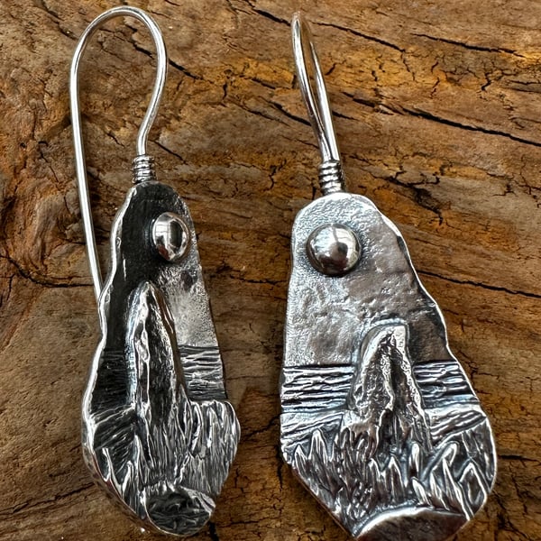 Standing Stone Earrings RESERVED FOR SARAH - SOLD THANK YOU