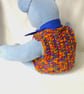 Stilton, a big, blue hug of a bear with a knitted waistcoat. Perfectly imperfect - Image 4