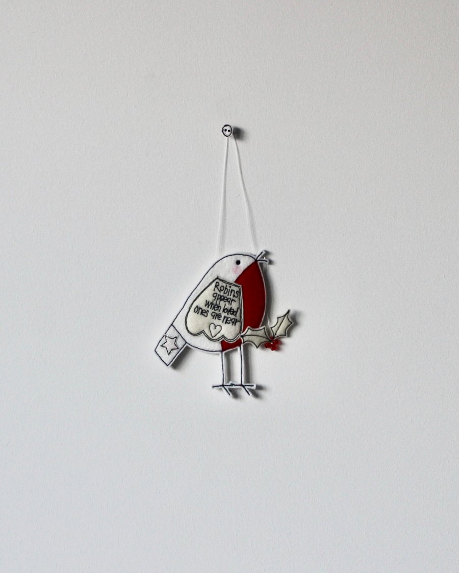 Special Order for Philippa - 'Robins Appear when Loved Ones are Near'