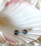 Labradorite Cabochon Earrings - Image 5