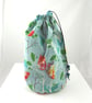 Owl Embroidered Project Bag - Image 5