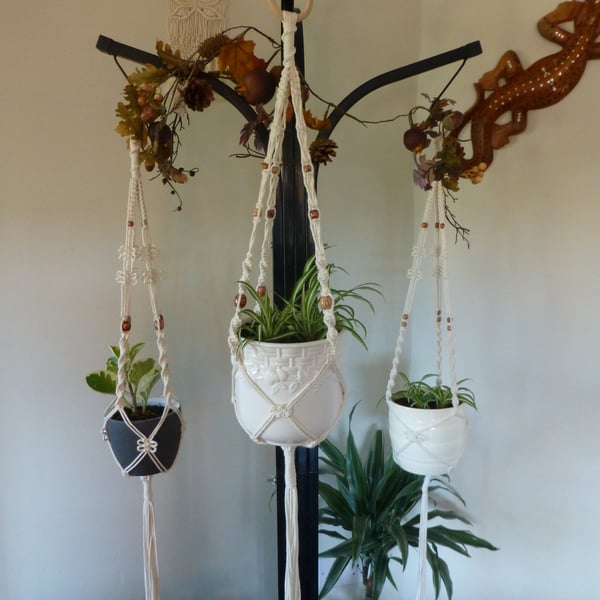 Macrame Josephine Pot Holder