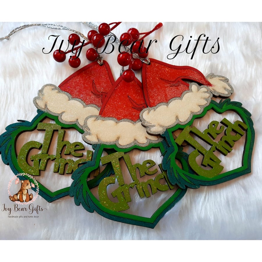 The Grinch Christmas Tree decorations multibuy options. 