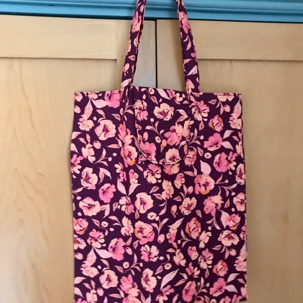 Reusable Fold up Tote Bag