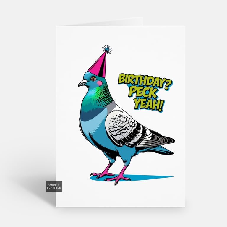 Unique Funny Birthday Card For Him Or Her 